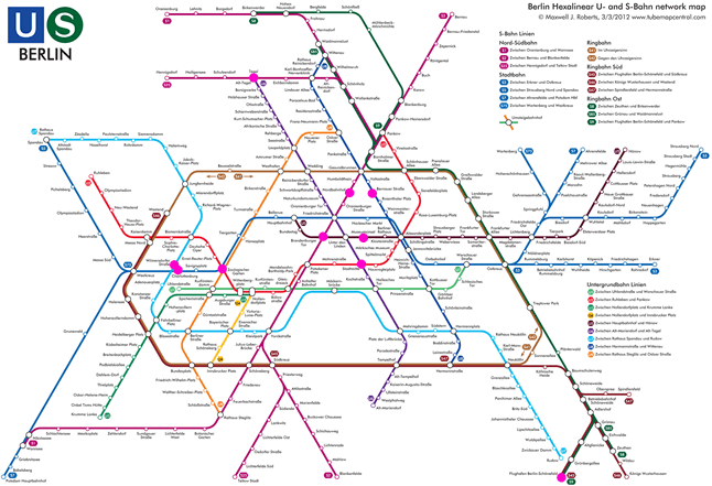 Berlin Metro Map