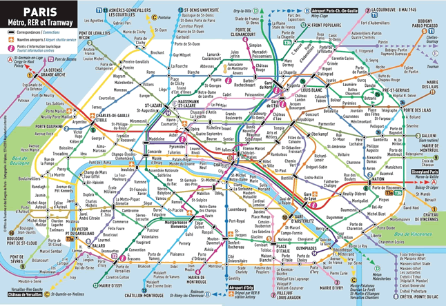 Paris Metro Map