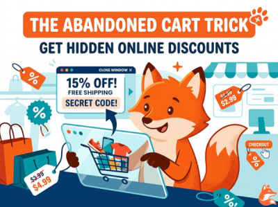 The Abandoned Cart Trick: Get Hidden Online Discounts