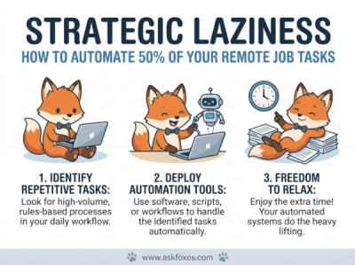 Strategic Laziness: How to Automate 50% of Your Remote Job Tasks