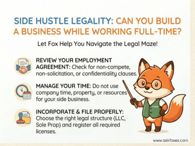 Side Hustle Legality: Can You Build a Business While Working Full-Time?