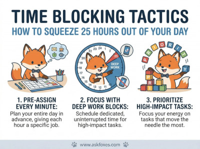Time Blocking Tactics: How to Squeeze 25 Hours Out of Your Day