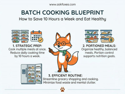 Batch Cooking Blueprint: How to Save 10 Hours a Week and Eat Healthy