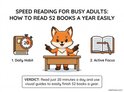 Speed Reading for Busy Adults: How to Read 52 Books a Year Easily