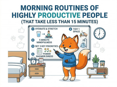 Morning Routines of Highly Productive People (That Take Less Than 15 Minutes)