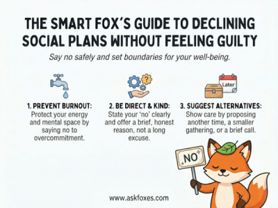 Say No Safely: How to Decline Social Plans Without Feeling Guilty