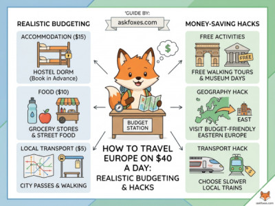 How to Travel Europe on $40 a Day: Realistic Budgeting & Hacks