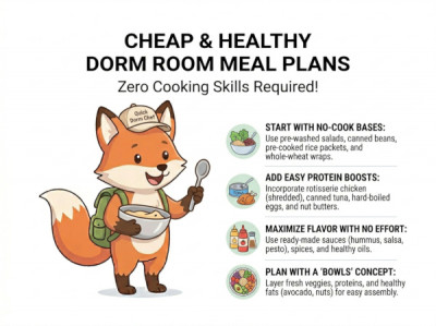 Cheap and Healthy Dorm Room Meal Plans That Require Zero Cooking Skills