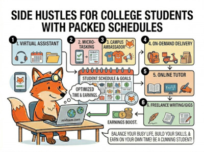 Side Hustles Tailored Specifically for College Students with Packed Schedules