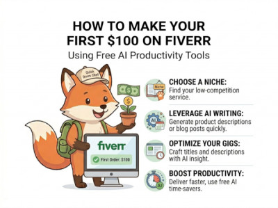 How to Make Your First $100 on Fiverr Using Free AI Productivity Tools