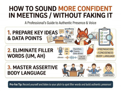 How to Sound More Confident in Meetings Without Faking It